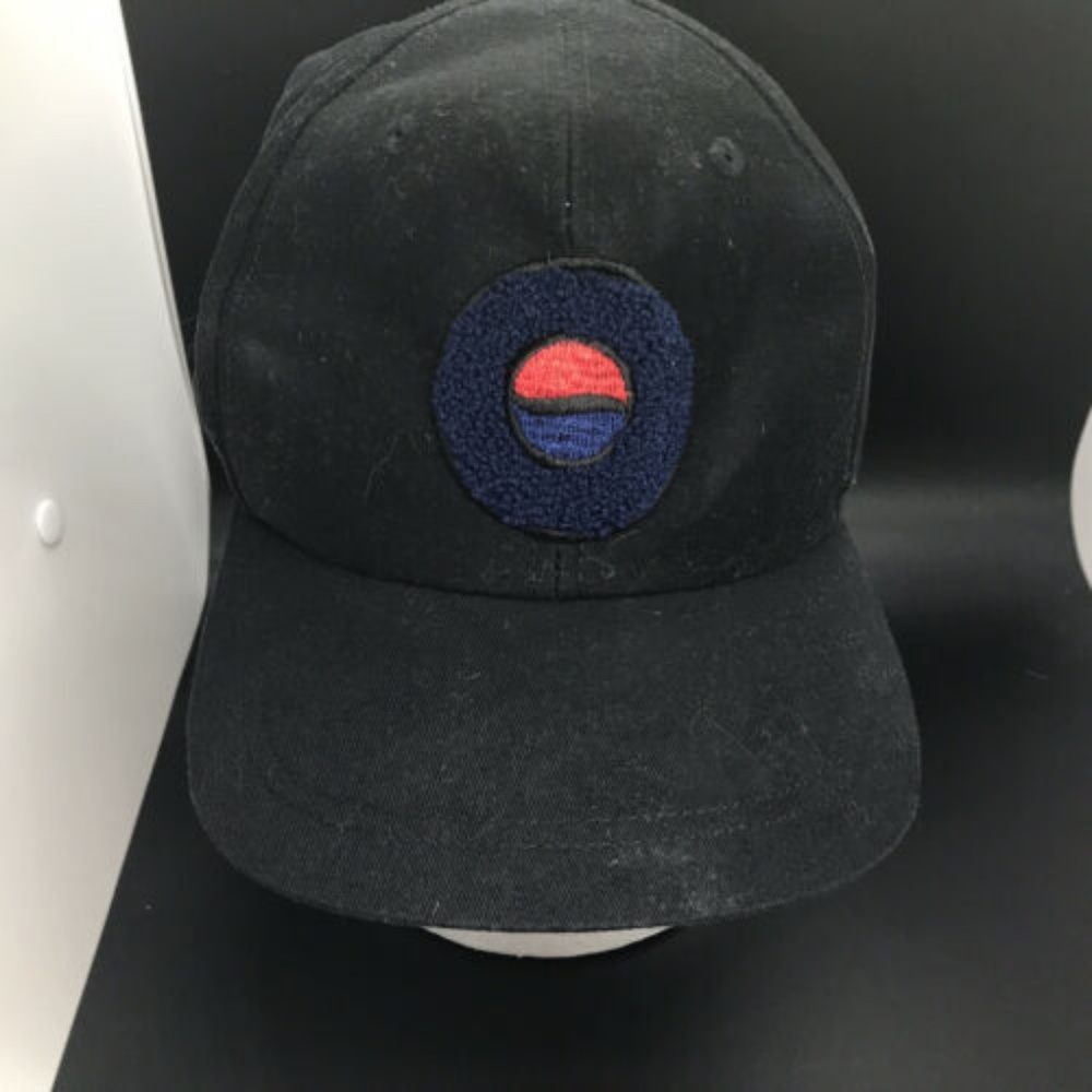 Vintage 1990s PEPSI Embroidered Black Snapback Hat
